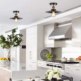 צמוד תיקרה מעוצב דגם שחר