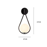 צמוד קיר מעוצב דגם ליאו שחור