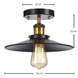 צמוד תיקרה מעוצב דגם שחר