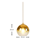 גוף תליה מעוצב דגם אדווה זהב