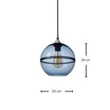 גוף תליה מעוצב דגם פלג כחול