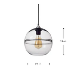 גוף תליה מעוצב דגם פלג שקוף