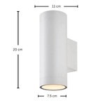 צמוד קיר מעוצב דגם איתי לבן