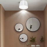 גוף צמוד תקרה מעוצב צילינדר דגם הדר לבן