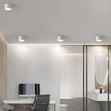 גוף צמוד תקרה מעוצב צילינדר דגם הוד לבן