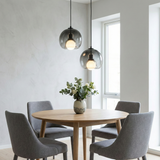 גוף תליה מעוצב דגם יאן שחור מעושן