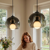 גוף תליה מעוצב דגם יאן שחור מעושן