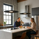 גוף תליה מעוצב דגם לידר שחור/עץ