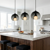 גוף תליה מעוצב דגם יאן שחור מעושן