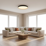 גוף צמוד תקרה מעוצב דגם אסיף שחור