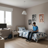 גוף תליה מעוצב דגם זיו לבן