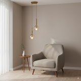 גוף תליה מעוצב דגם יהלום פליז