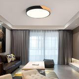 גוף צמוד תקרה מעוצב דגם נובה שחור/עץ