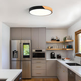 גוף צמוד תקרה מעוצב דגם נובה שחור/עץ