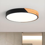 גוף צמוד תקרה מעוצב דגם נובה שחור/עץ