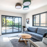 צמוד תיקרה מעוצב דגם ריף כחול