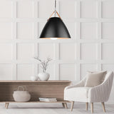 גוף תליה מעוצב דגם זיו שחור