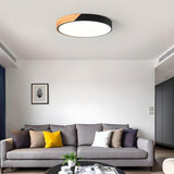 גוף צמוד תקרה מעוצב דגם נובה שחור/עץ