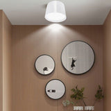 גוף צמוד תקרה מעוצב צילינדר דגם הדר לבן