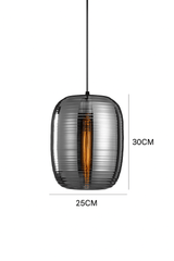 גוף תאורה תלויי תקרה דגם ספיר אפור