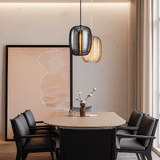 גוף תאורה תלויי תקרה דגם ספיר ענבר