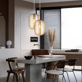 גוף תאורה תלויי תקרה דגם ספיר ענבר