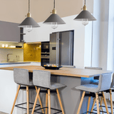 גוף תליה מעוצב דגם סהר, אפור בטון