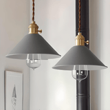 גוף תליה מעוצב דגם סהר, אפור בטון