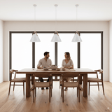 גוף תליה מעוצב דגם זיו לבן