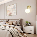 צמוד קיר מעוצב דגם רוני זכוכית חלבית