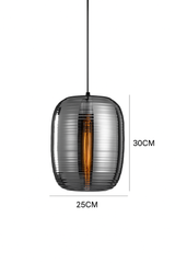 גוף תאורה תלויי תקרה דגם ספיר אפור