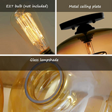 צמוד תיקרה מעוצב דגם ברקת