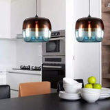 גוף תליה מעוצב דגם עמית, כחול-חום