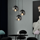 גוף תליה מעוצב דגם יאן שחור מעושן