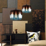 גוף תליה מעוצב דגם עמית, כחול-חום