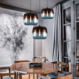 גוף תליה מעוצב דגם עמית, כחול-חום