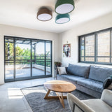 צמוד תקרה מעוצב דגם ריף קפה