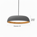 גוף תליה מעוצב דגם אופיר שחור/עץ