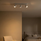 גוף צמוד תקרה שלישייה דגם רובי לבן