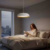 גוף תליה מעוצב דגם אופיר לבן/עץ