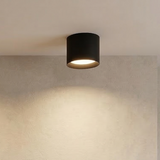 גוף צמוד תקרה מעוצב צילינדר דגם הוד שחור