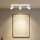 גוף צמוד תקרה שלישייה דגם רובי לבן