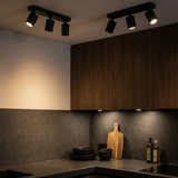 גוף צמוד תקרה שלישייה דגם רובי שחור