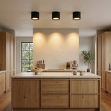 גוף צמוד תקרה מעוצב צילינדר דגם הוד שחור