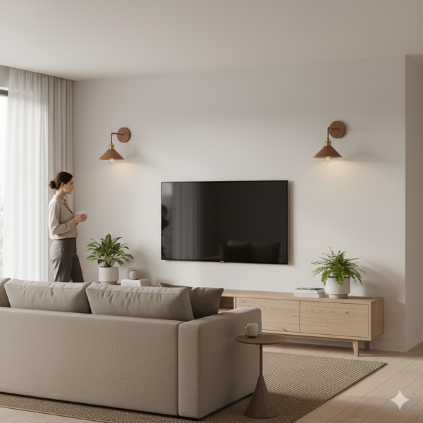 צמוד קיר מעוצב דגם אביב קפה