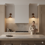 צמוד קיר מעוצב דגם אביב קפה