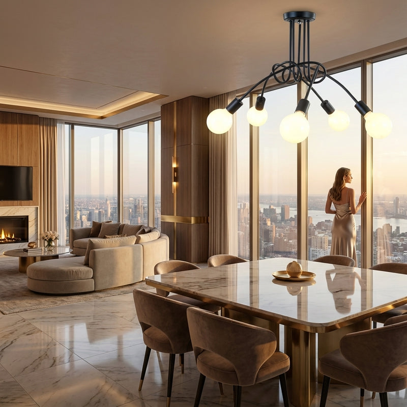 גוף תלייה מעוצב דגם אסיה שחור