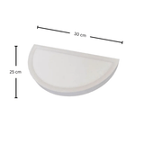 גוף צמוד קיר מעוצב דגם ליאת לבן