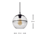 גוף תליה מעוצב דגם פלג שקוף