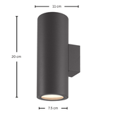 צמוד קיר מעוצב דגם איתי שחור